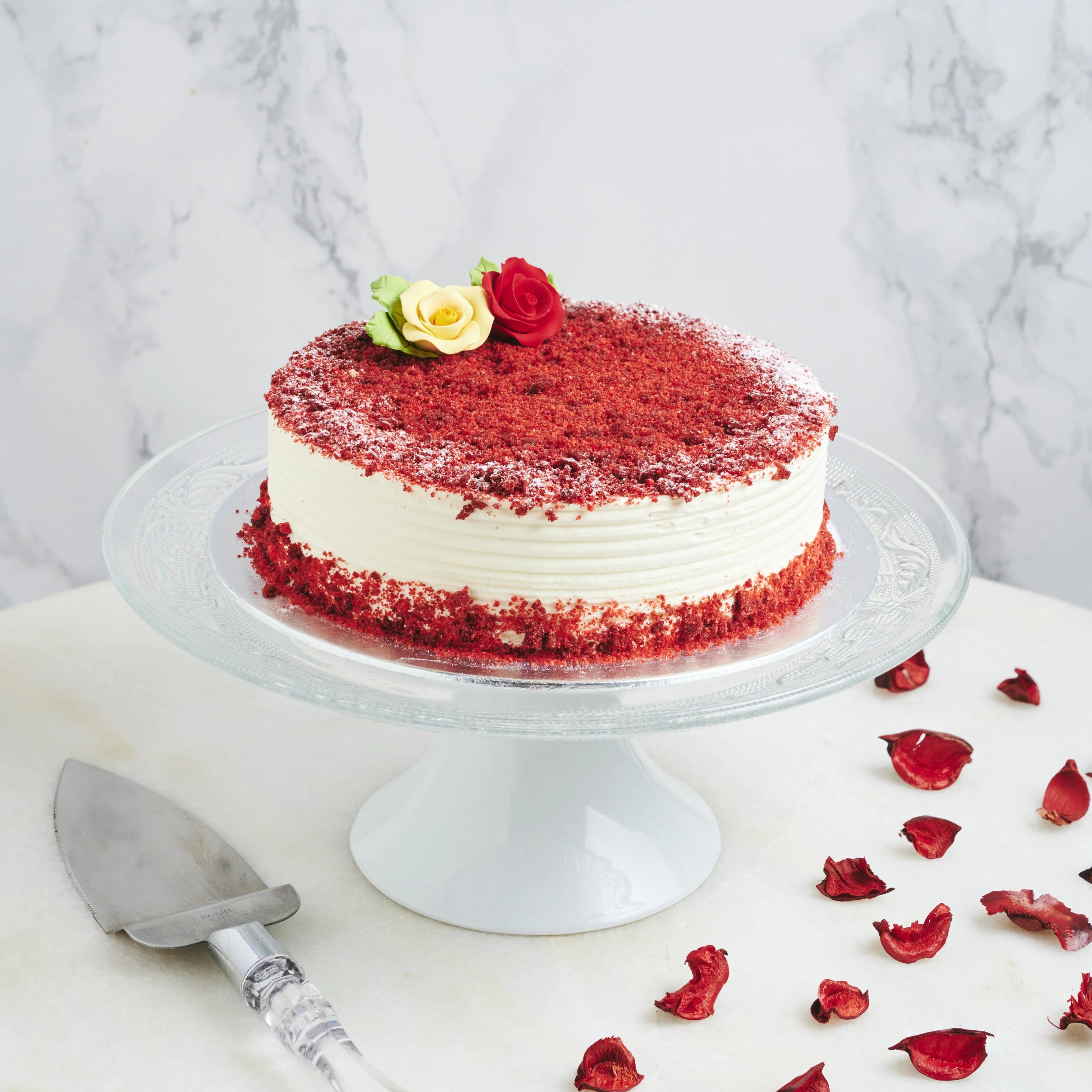 Red Velvet Cream Cheese Cake Eggless - Image 3