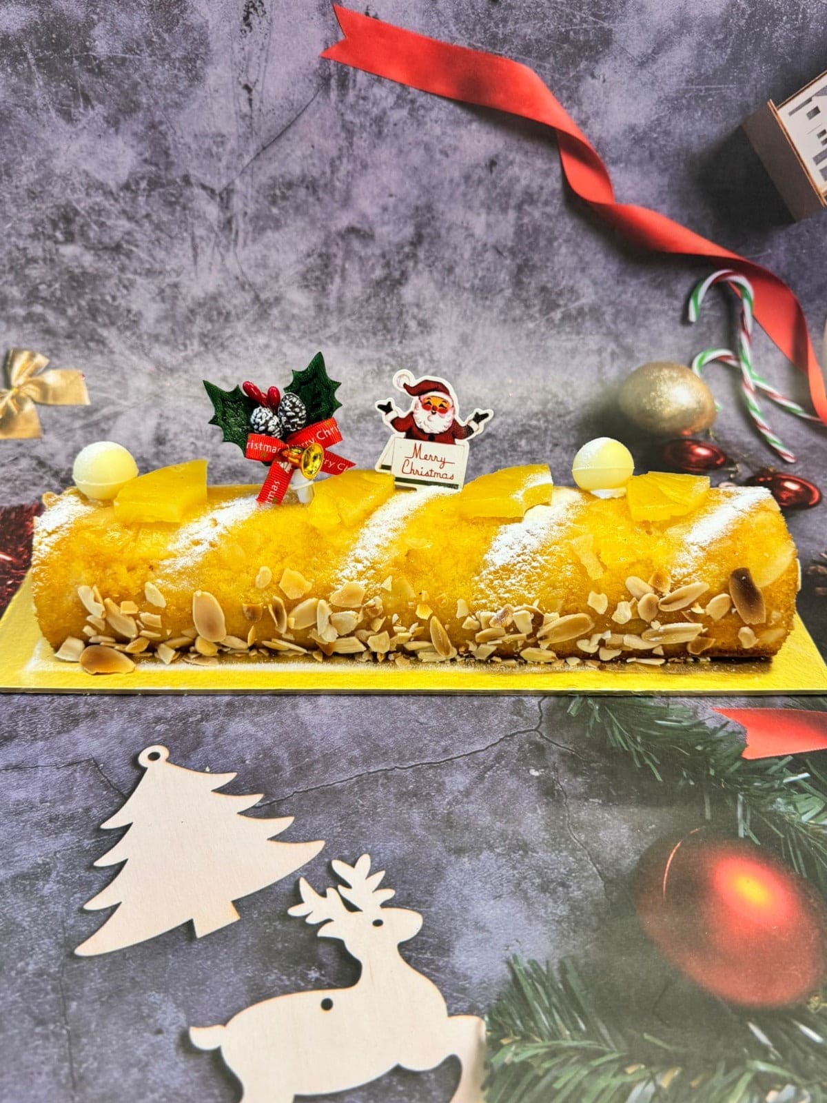 Pineapple with Almond Logcake - Image 4
